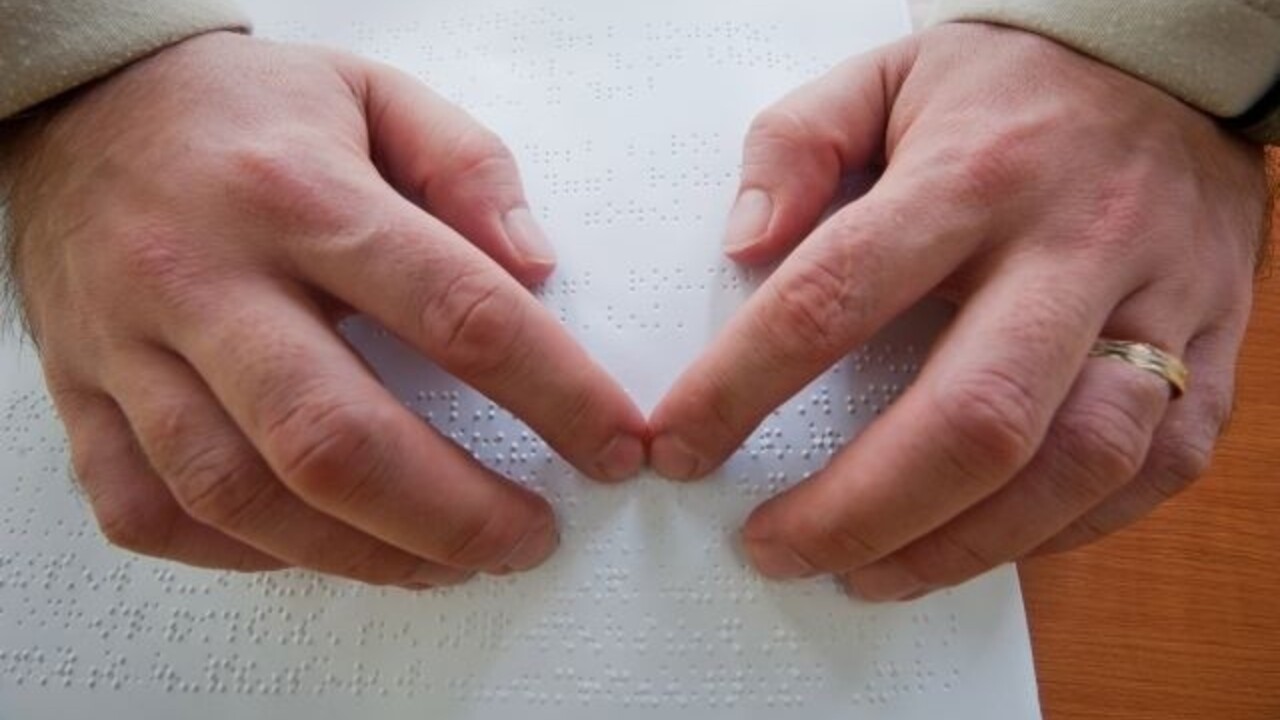 braillovo písmo nevidiaci (SITA)